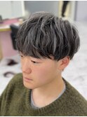 メッシュ、メンズ、シルバーメッシュ