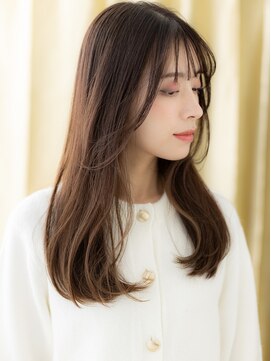 カバーヘア ブリス 大宮西口(COVER HAIR bliss) 美髪マロンベージュ小顔ワンカールエアリーロングY大宮30代40代
