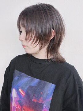 モリオフロムロンドン 松戸店(Morio from London) 【松戸　テラカド】ミディアムウルフレイヤー顔まわりレイヤー