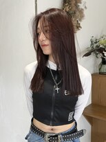 リル 茅ヶ崎(Liru:)&nbsp;くびれヘア/アプリコットオレンジ/夏のヘアアレンジ/茅ヶ崎