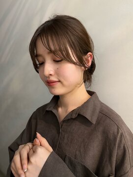 ベル 銀座5丁目店(Belle) まろやかベージュと顔まわりカット