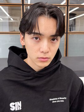 エル 渋谷(L) 20代フェザーパーマ◎韓国風マッシュで小顔効果UP