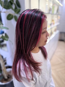 ステア ケース(stair case) 白髪があってもピンクの方がよっぽど目立ってしまうカラー