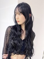 アルバム 池袋(ALBUM) グレージュロング韓国ヘア顔周りレイヤー_F71139