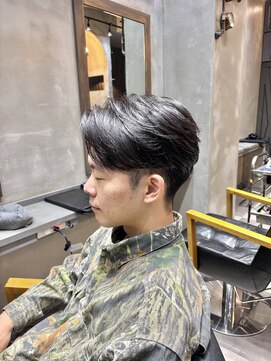 メンズデザイン シャビ(Men's design Shabbi) 2ブロック×Cカールパーマ