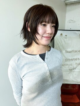 ノラ シブヤ(NORA) ★ミディアムウルフレイヤーカットハッシュカットハイレイヤー