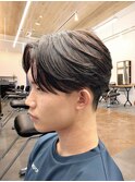 流れるセンターパート
