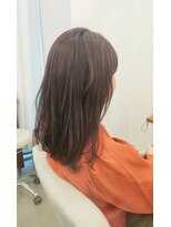 シェリー(Cherie)&nbsp;レッドカラー/暖色カラー/ワインレッド/ミディアムレイヤー