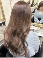 ルノン(LUNON)&nbsp;黒髪クラゲヘアーオリーブグレー小顔ココアベージュ
