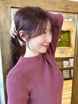 アフロート ディル(AFLOAT D'L) みきな/上品/大人女子/ロングレイヤー/顔まわりカット/薄め前髪