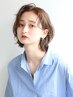 【休日+2500円】ポイントハイライト(ブリーチ込)+トリートメント+カット