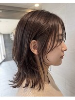 キミトヘアデザインアンドスパ(Kimito Hair design&spa)&nbsp;くびれミディアムレイヤー 30代/40代/武蔵小杉