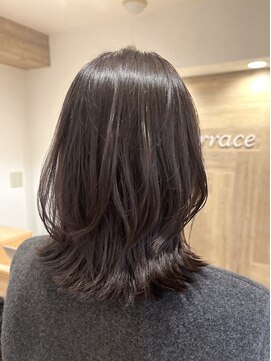 テラス(Terrace) 【Terrace】ミディアムレイヤー×オーガニックカラー(白髪染め)