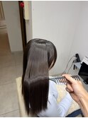 ロング×髪質改善矯正