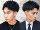 メンズフィール 南森町(MENS FEEL)の写真/【平日21時まで営業】どこから見てもキマるデザイン性の高いメンズカット◎オンもオフもどちらも楽しめる♪