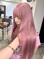 メゾン 心斎橋店(Maison) 色落ちの過程も可愛いピンクカラー