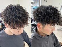 LXヘアー(LX HAIR)の雰囲気（ツイストスパイラルパーマ＋ツーブロック）
