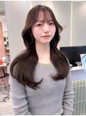 ★似合わせカットニュアンスカラーピンクベージュ