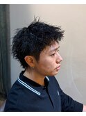 【セットが簡単】スパイキーショート×ツイスト