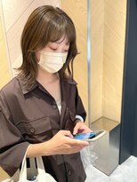 カミエ(kamie) 柔らかベージュボブ×カット&カラー&トリートメント