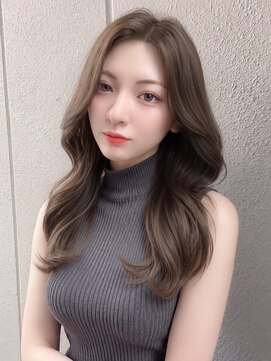スターズレイ 本川越(STARS ray) オリーブアッシュ 韓国ヘア 髪質改善 ダブルカラー レイヤー