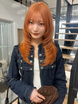 キオクエコ(KIOX eko) ワンブリーチでできるオレンジカラー