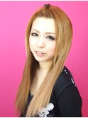 前髪スッキリちゃんストレート。