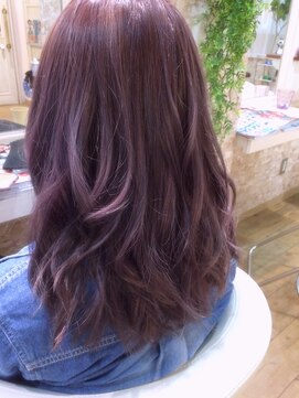 ミエル ヘア 新宿(miel hair) 【mielhair新宿】3Dハイライト☆ピンクグレージュ♪