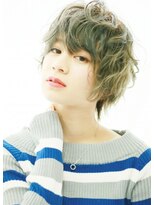 ヘアーカラープラス 都賀店(PLUS) イノセントカラー×アッシュショート