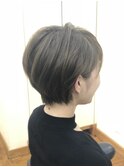 ショートスタイル×グレージュ