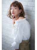 たまねぎアレンジも◎アッシュブラウンのくびれセミディ【川口】