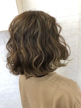 イイカンジヘア(iikanji hair) 【iikanji hair】ボブ×ハイライト