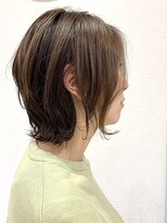 ジェービーヘア 稲毛(jb hair)&nbsp;小顔になれる　アッシュブラウン外ハネボブ　【稲毛】