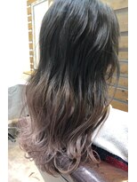 ルー(loup)&nbsp;☆ラベンダーピンク☆グラデーション/ダブルカラー/ブリーチ