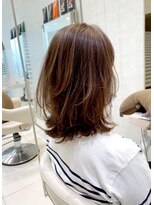 ケンジ 洋光台(KENJE)&nbsp;カットで立体感を◎ミディアムレイヤーstyle by 田爪【洋光台】