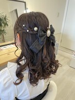 ハーフアップ♪