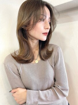 リコバイアフロート(riko by afloat) くびれヘア/韓国風ヘア/フェイスレイヤー/エギョモリ