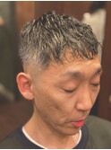 クロップ緩パンチパーマ