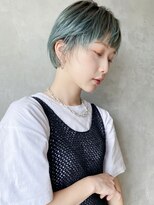 アルバム 池袋(ALBUM)&nbsp;ラフマッシュショート_Aラインボブかきあげロング_8619