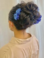 ミテ(MiTe)&nbsp;アレンジヘアセット　カールアップ　キッズヘア　発表会ヘア