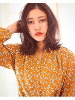 ミリ 調布店(Mili)&nbsp;【Mili 調布】アッシュブラウン×外ハネ大人ミディアム