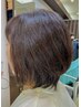 【水分補給で髪質・頭皮改善】カラー＋トリートメント