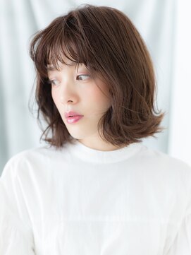 ドクターズサロン LAB 小山店 大人かわいい前髪パーマくびれＡラインボブe小山20代30代40代