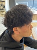 メンズマッシュパーマツイストスパイラルパーマ波巻きパーマ