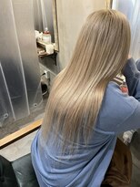 リエコー(RE'ECHO)&nbsp;プルエクステ/ホワイトベージュ/ケアブリーチ