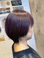インパークス 松原店(hair stage INPARKS) ショートバイオレット