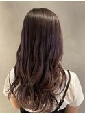 うる艶ロング バレイヤージュ グラデーションカラー