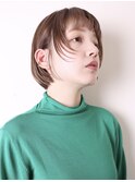 似合わせカットイメチェンフルバングハッシュカットショート0103