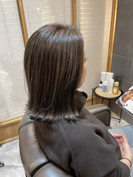 ロエ 平尾山荘(loe) 【脱白髪染めハイライト】×大人ベージュ