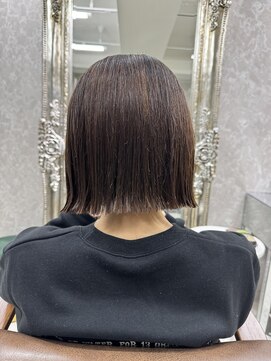 ハイバレーヘアーメゾン(HIGH VALLEY HAIRMAISON) 外ハネボブベージュカラー岡山南中央町